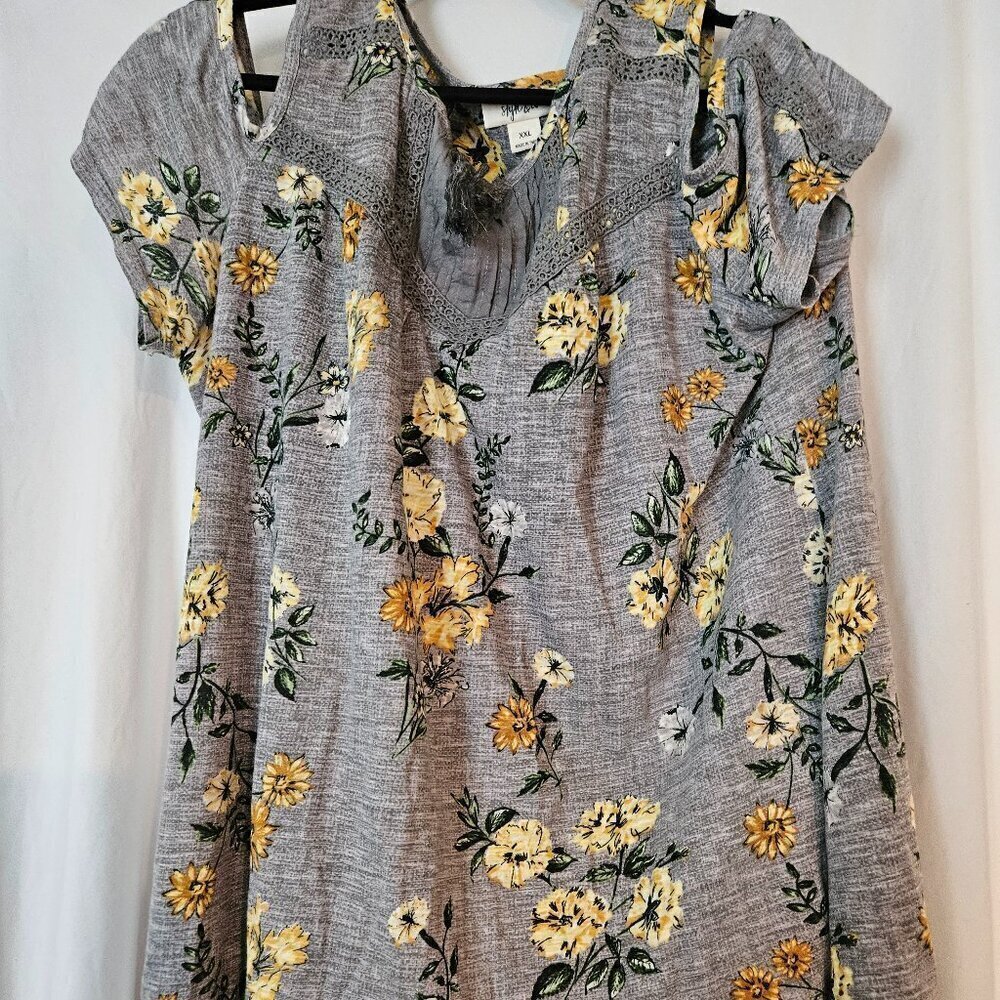 Style & Co Open Shoulder shirt XXL